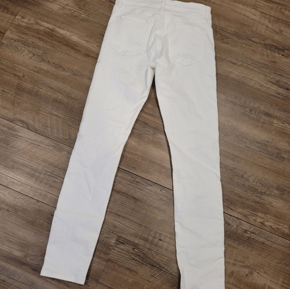 Loft White Jeans Modern High Rise Slim Size 00/24 NWOT - Picture 7 of 7